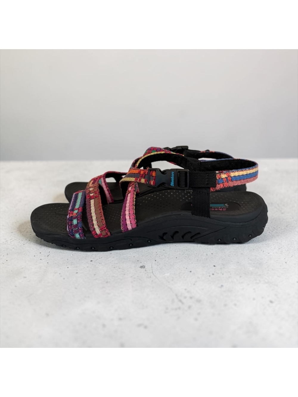 Skechers Outdoor Lifestyle Reggae Woven Strappy Sandals Women's Size 9.5